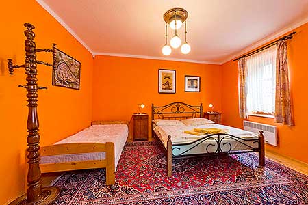 Suite Castle view – Apartment - ložnice | Pension Nostalgie Český Krumlov | Ubytování Český Krumlov
