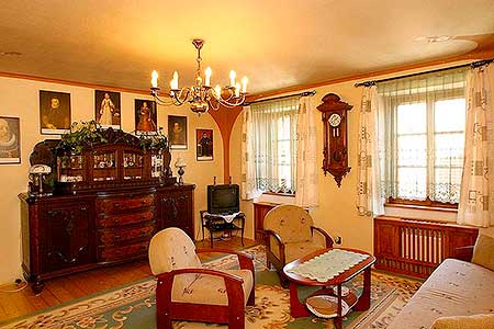 Suite Castle view – Apartment - obývací pokoj | Pension Nostalgie Český Krumlov | Ubytování Český Krumlov